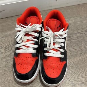 Nike Kids Red and Black Sneakers